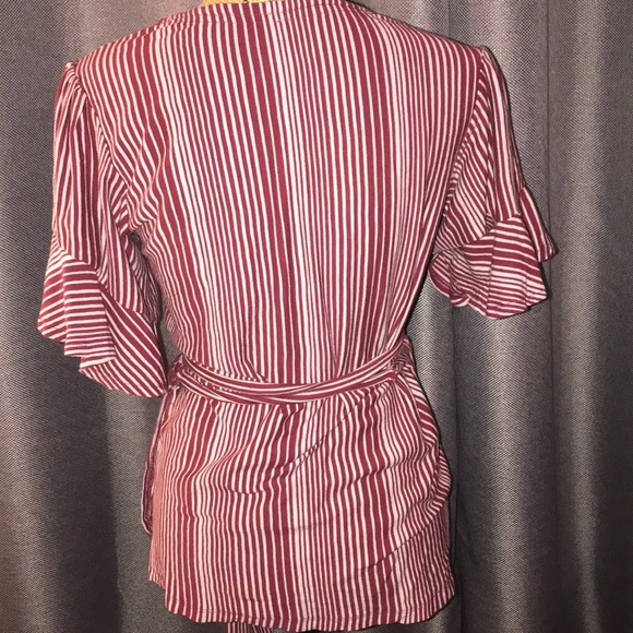 Free People Wrapped Around My Finger Wrap Blouse Top - Picture 4 of 7